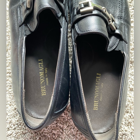 Bruno Magli Black Men's Loafers - Picture 3 of 4